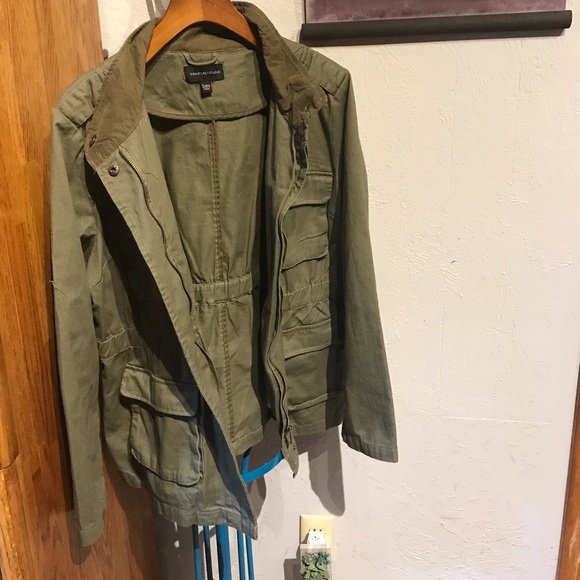 Signature Studio Jackets & Blazers - Olive green field jacket 100% cotton XL